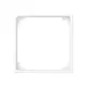 JUNG A 590 Z WWM verloopplaat 50 x 50 mm A-range sneeuwwit mat