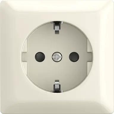 Busch-Jaeger 20 EAPBJ-522 wandcontactdoos randaarde Safety+ opbouw Balance AP creme