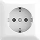 Busch-Jaeger 20 EAPBJ-524 wandcontactdoos randaarde Safety+ opbouw Balance AP wit