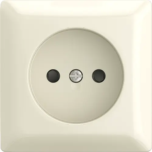 Busch-Jaeger 20 APBJ-522 wandcontactdoos zonder randaarde Safety+ opbouw Balance AP creme