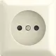 Busch-Jaeger 20 APBJ-522 wandcontactdoos zonder randaarde Safety+ opbouw Balance AP creme