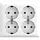 Busch-Jaeger 404 EAB-524 wandcontactdoos met randaarde Safety+ 2-voudig opbouw Balance AP wit