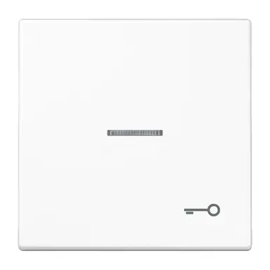 JUNG LS 990 KO5 T WW schakelwip met sleutelsymbool en controlevenster LS990 alpine wit