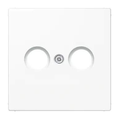 JUNG LS 990 TV WW centraalplaat antenne-coax LS990 alpine wit