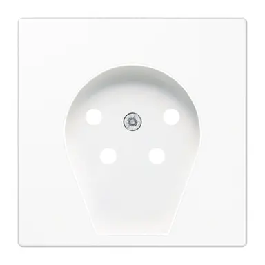 JUNG LS 961 TF WW centraalplaat telefoon 4-polig LS990 alpine wit