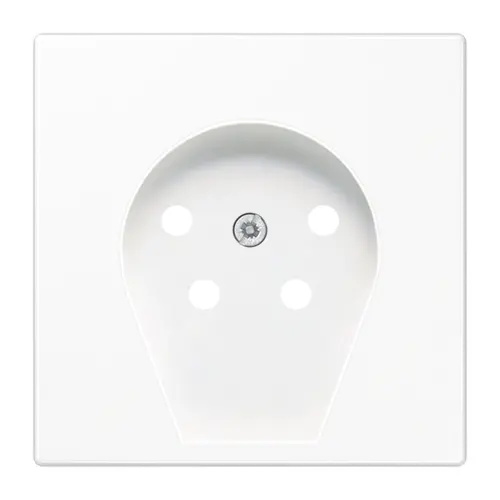 JUNG LS 961 TF WW centraalplaat telefoon 4-polig LS990 alpine wit