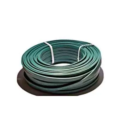 Muller 7000 0500 prikkabel rubber vlak 2x1,5mm² groen rol 50 meter