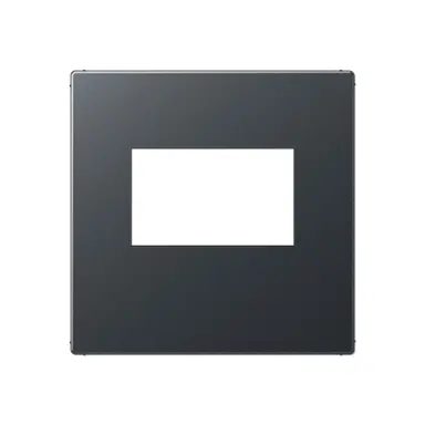 JUNG A 1569 USB ANM centraalplaat USB-lader met klikbevestiging A-range antraciet mat