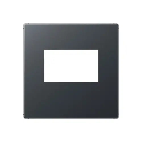 JUNG A 1569 USB ANM centraalplaat USB-lader met klikbevestiging A-range antraciet mat