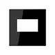JUNG A 1569 USB SW centraalplaat USB-lader met klikbevestiging A-range zwart