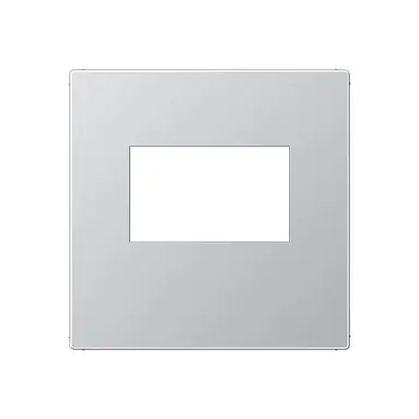 JUNG A 1569 USB AL centraalplaat USB-lader met klikbevestiging A-range aluminium