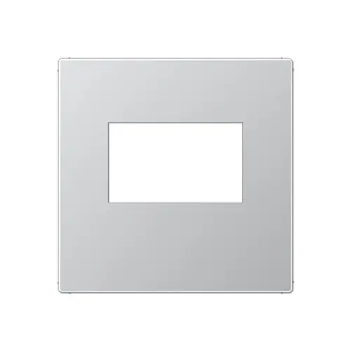JUNG A 1569 USB AL centraalplaat USB-lader met klikbevestiging A-range aluminium
