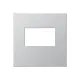 JUNG A 1569 USB AL centraalplaat USB-lader met klikbevestiging A-range aluminium