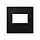 JUNG A 1569 USB SWM centraalplaat USB-lader met klikbevestiging A-range grafietzwart mat