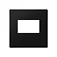 JUNG A 1569 USB SWM centraalplaat USB-lader met klikbevestiging A-range grafietzwart mat