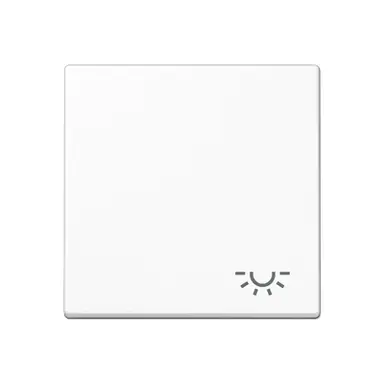 JUNG A 590 L WW schakelwip met lichtsymbool A-range alpine wit