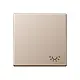 JUNG A 590 L CH schakelwip met lichtsymbool A-range champagne