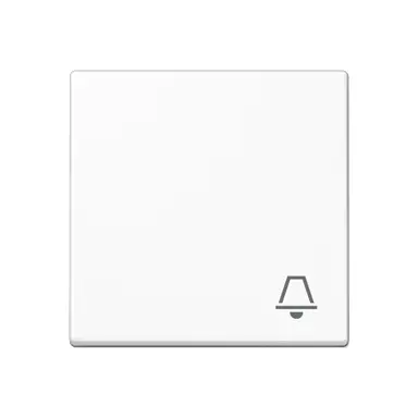 JUNG A 590 K WW schakelwip met belsymbool A-range alpine wit