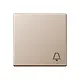 JUNG A 590 K CH schakelwip met belsymbool A-range champagne