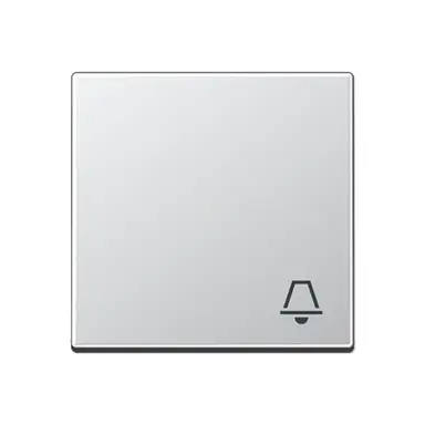 JUNG A 590 K AL schakelwip met belsymbool A-range aluminium