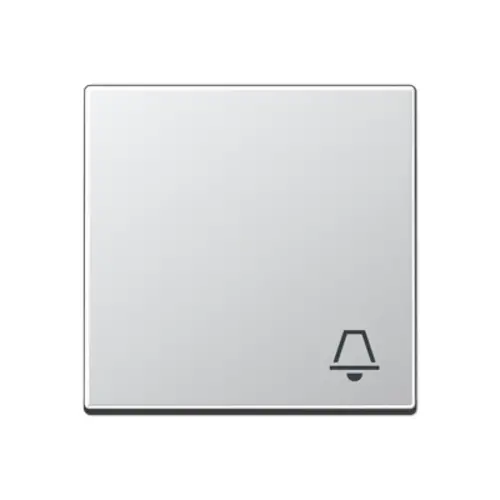 JUNG A 590 K AL schakelwip met belsymbool A-range aluminium