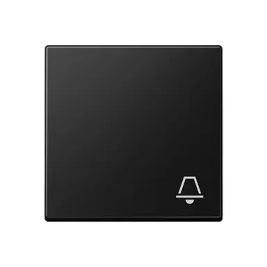 JUNG A 590 K SWM schakelwip met belsymbool A-range grafietzwart mat