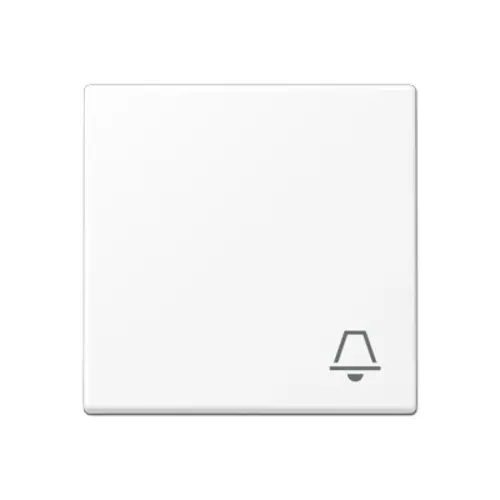 JUNG A 590 K WWM schakelwip met belsymbool A-range sneeuwwit mat