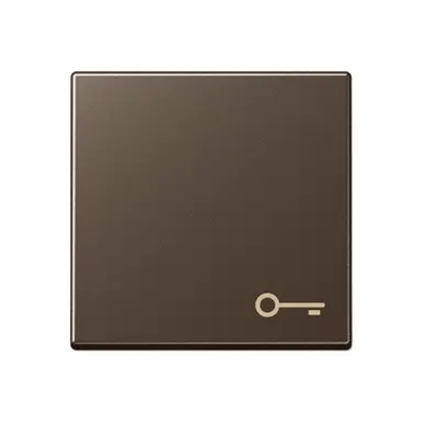 JUNG A 590 T MO schakelwip met sleutelsymbool A-range mokka