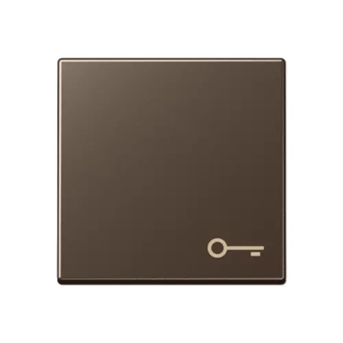 JUNG A 590 T MO schakelwip met sleutelsymbool A-range mokka