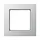 JUNG AC 581 AL afdekraam 1-voudig A Creation aluminium