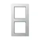 JUNG AC 582 AL afdekraam 2-voudig A Creation aluminium