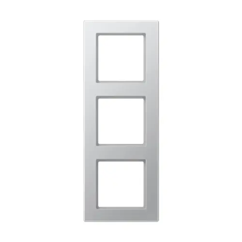 JUNG AC 583 AL afdekraam 3-voudig A Creation aluminium