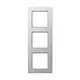 JUNG AC 583 AL afdekraam 3-voudig A Creation aluminium