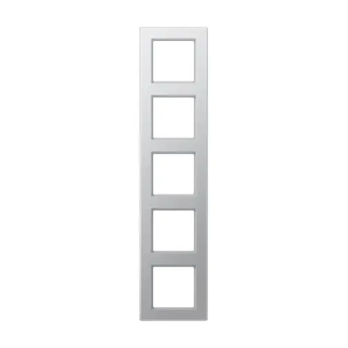 JUNG AC 585 AL afdekraam 5-voudig A Creation aluminium