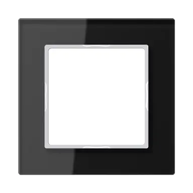 JUNG AC 581 GL SW afdekraam 1-voudig A Creation zwart glas