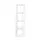 JUNG AC 584 WW afdekraam 4-voudig A Creation alpine wit