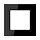 JUNG AC 581 SW afdekraam 1-voudig A Creation zwart