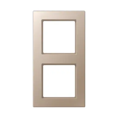 JUNG AC 582 CH afdekraam 2-voudig A Creation champagne