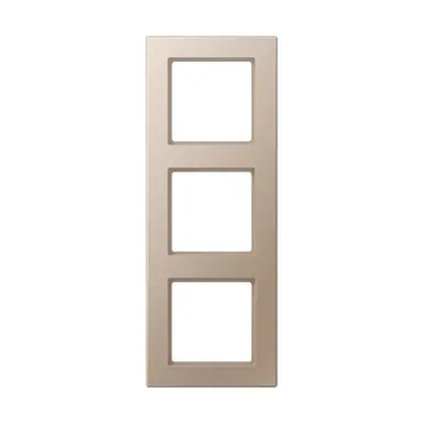 JUNG AC 583 CH afdekraam 3-voudig A Creation champagne