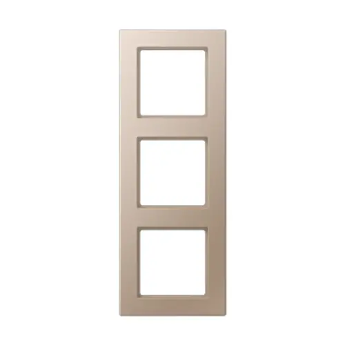 JUNG AC 583 CH afdekraam 3-voudig A Creation champagne