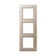 JUNG AC 583 CH afdekraam 3-voudig A Creation champagne