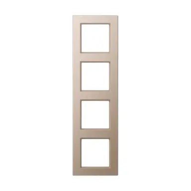 JUNG AC 584 CH afdekraam 4-voudig A Creation champagne