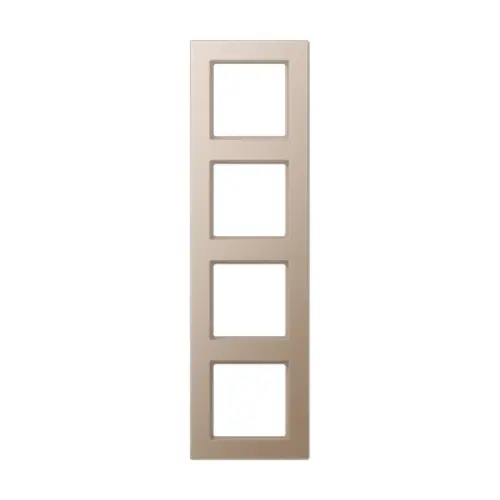 JUNG AC 584 CH afdekraam 4-voudig A Creation champagne