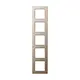 JUNG AC 585 CH afdekraam 5-voudig A Creation champagne