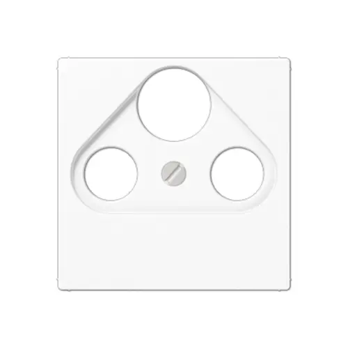 JUNG A 561 PLSAT WW centraalplaat coax/sat A-range alpine wit