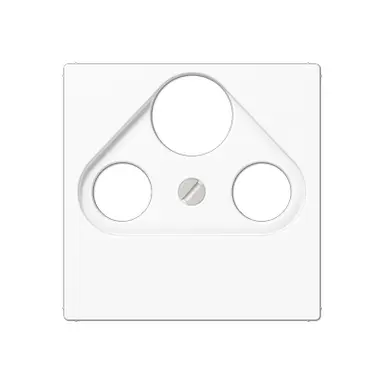 JUNG A 561 BFPLSAT WW centraalplaat coax/sat A-range alpine wit