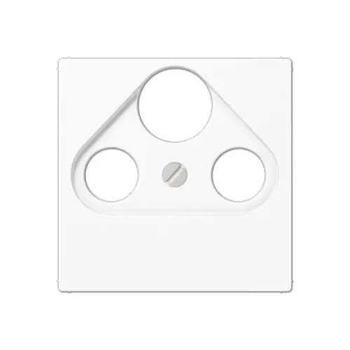 JUNG A 561 BFPLSAT WW centraalplaat coax/sat A-range alpine wit