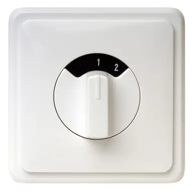 Zehnder SW-SA1/3-CCM 3-standenschakelaar type SA 1-3V compleet met afdekking wit