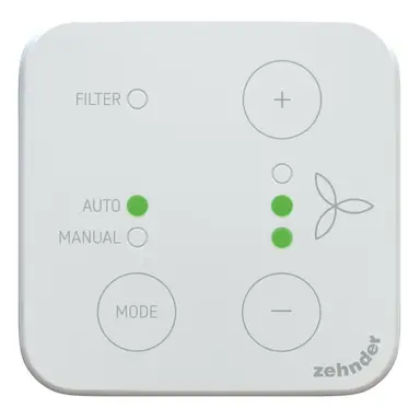 Zehnder 655010245 ComfoSwitch C55 standen schakelaar AUTO/MANUEEL inbouw IP44