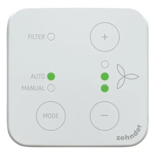 Zehnder 655010245 ComfoSwitch C55 standen schakelaar AUTO/MANUEEL inbouw IP44